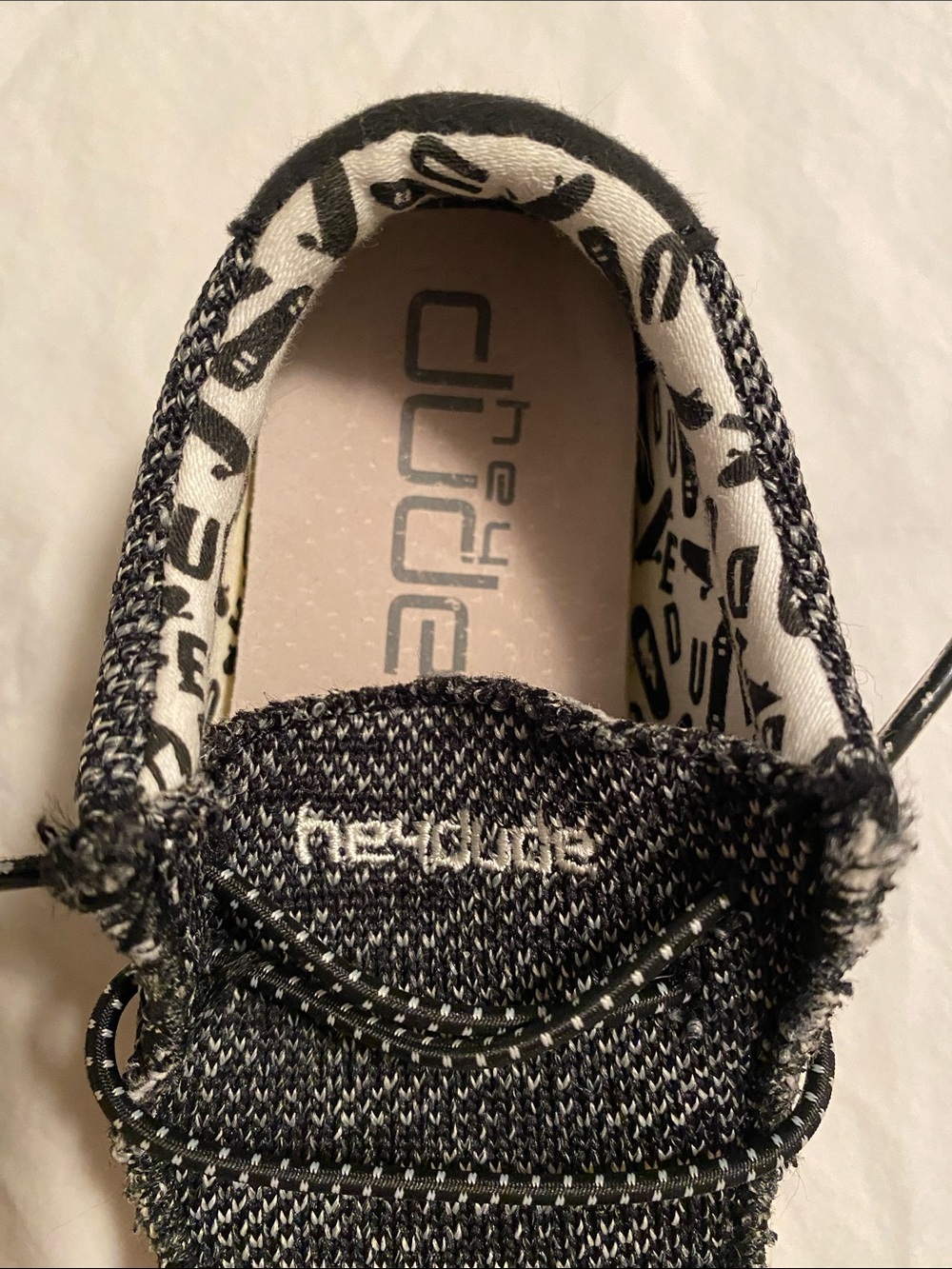 Hey Dude Kids Black Knit Slip-On Sneakers - Picture 2 of 5